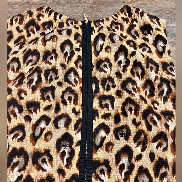 Tory Burch Top Animal Print Size 6 Silk - Picture 5 of 6